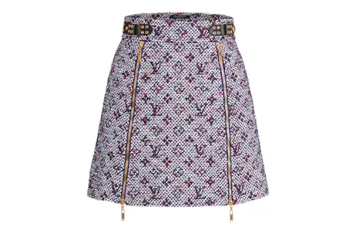 LOUIS VUITTON Casual Short Skirts Women's Purple