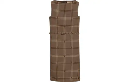 GUCCI Sleeveless Dress Women's Brown