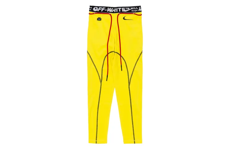 Nike Women's X Off White Pro Tights 'Opti Yellow'