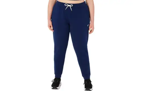 Asics Sunday Sana Fleece Jogger Knitted Sweatpants Women's Marine Blue