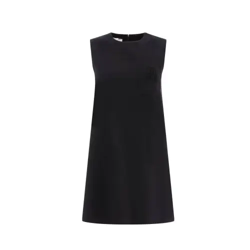 MIU MIU Sleeveless Dress Women's Black
