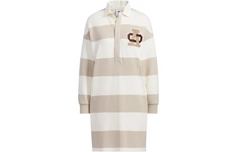 Adidas Originals Long Sleeved Dress Women's Light Umber