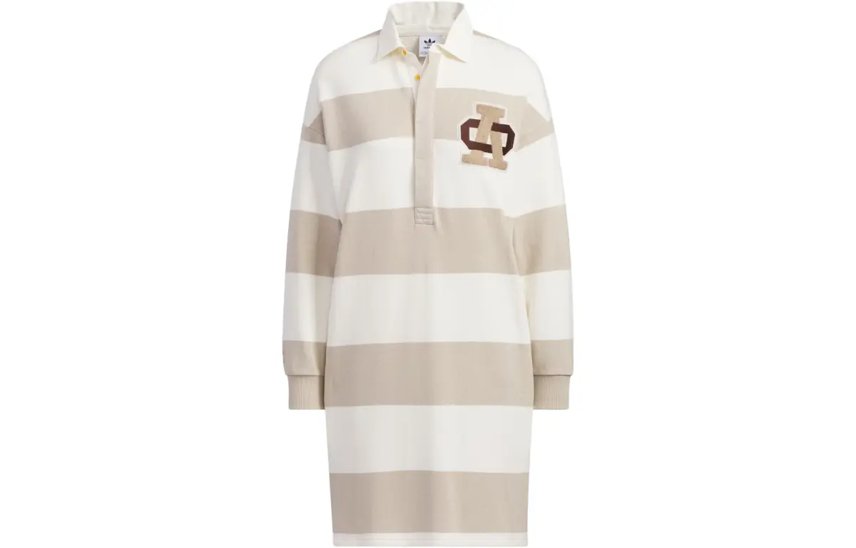 Adidas Originals Long Sleeved Dress Women's Light Umber