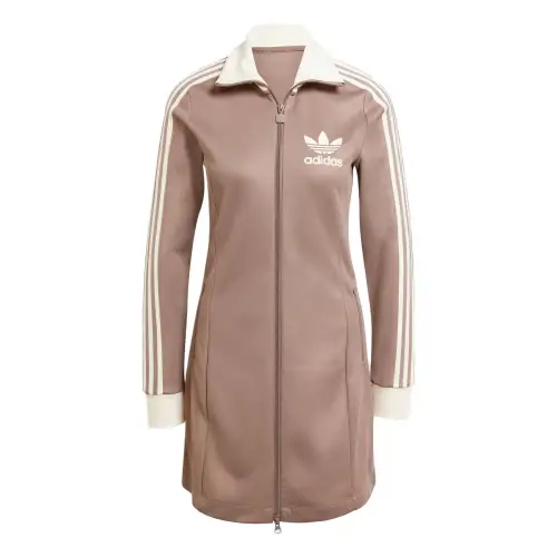 Adidas Originals ADICOLOR3 Stripes SS25 Long Sleeved Dress Women's Tracie Brown