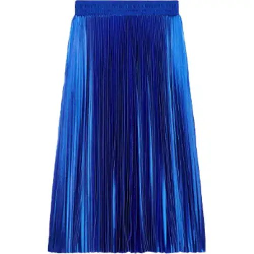 Balenciaga SS21 Casual Long Skirt Women's Blue