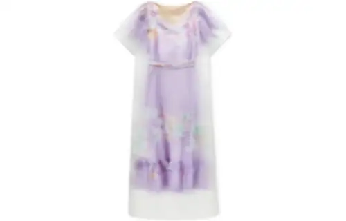 LOEWE Short Sleeved Dress Women's Light Purple