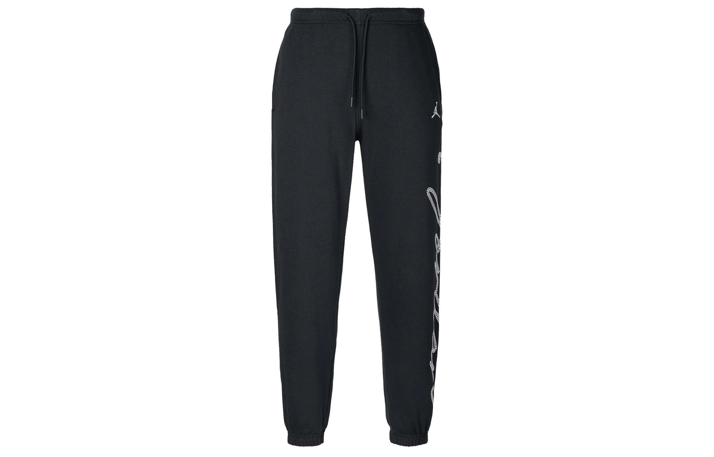 Женские штаны Jordan Brooklyn Fleece FW24 (черно-белые)