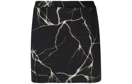 Vetements Casual Short Skirts Women's Black Short Bodycon Skirt