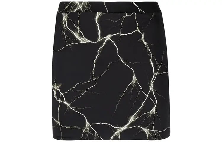 Vetements Casual Short Skirts Women's Black Short Bodycon Skirt
