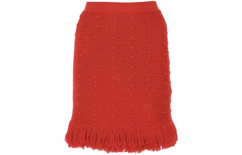 Bottega Veneta SS21 Casual Short Skirts Women's Red