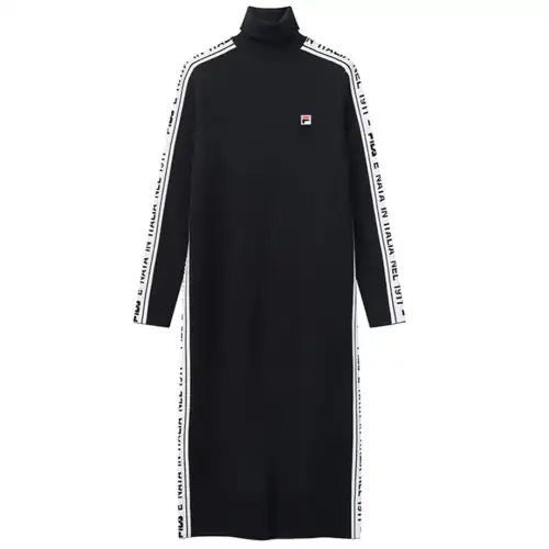FILA Long Sleeved Dress Women's Navy Blue
