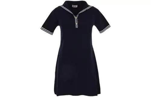 MIU MIU Short Sleeved Dress Women's Blue