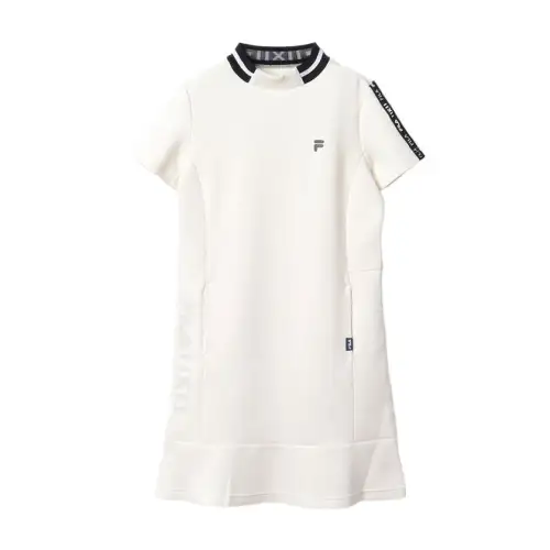 FILA Short Sleeved Dress Women's Ecru