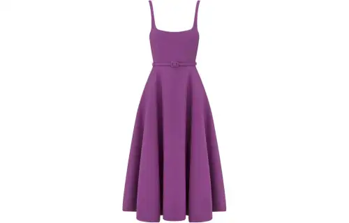 DIOR SS24 Slip Dress Women's Purple