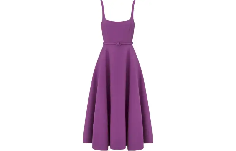 DIOR SS24 Slip Dress Women's Purple