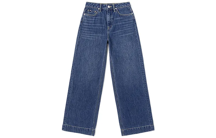 Lee Jeans Women's Medium Blue Moderate Wide Leg Pants