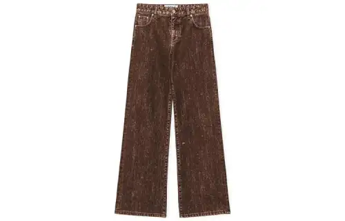 LOEWE Jeans Women's Brown Moderate Straight Fit Pants