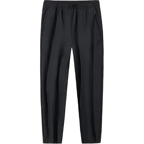 Anta Variety Training Collection Comfortable Casual Versatile Fleece Lined Knitted Sweatpants Women's Basic Black