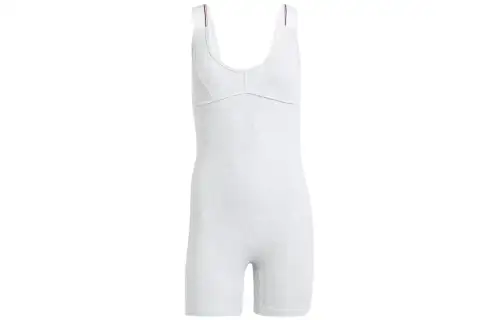 Adidas Originals Tape Tight Playsuit Jumpsuit Women's Light Gray