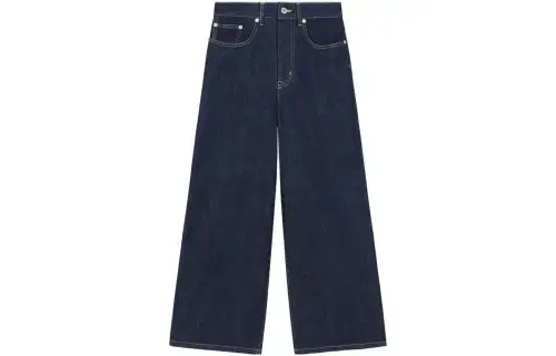 KENZO Sumire Cropped Wide-Leg Jeans