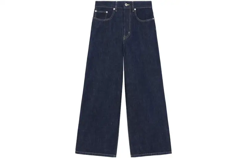 KENZO Sumire Cropped Wide-Leg Jeans