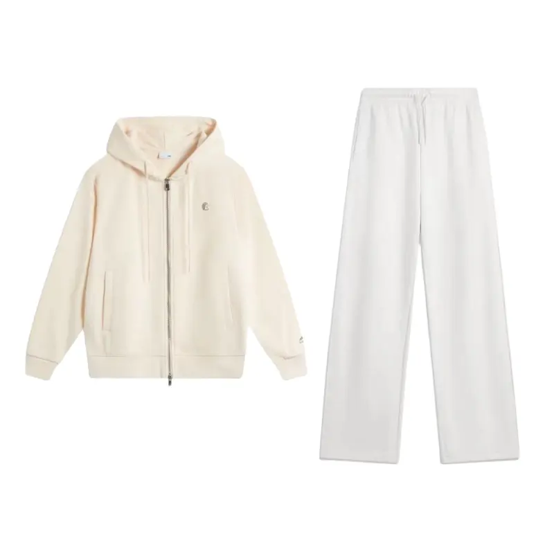 Li Ning Sweatshirt Sets Women's Hooded Moderate