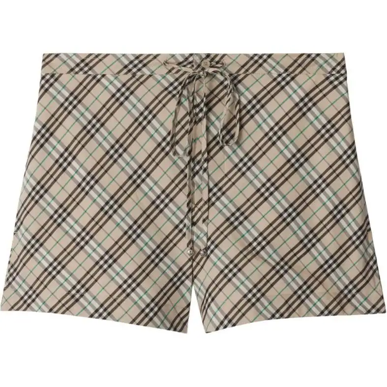 Burberry Vintage Checked Drawstring Shorts