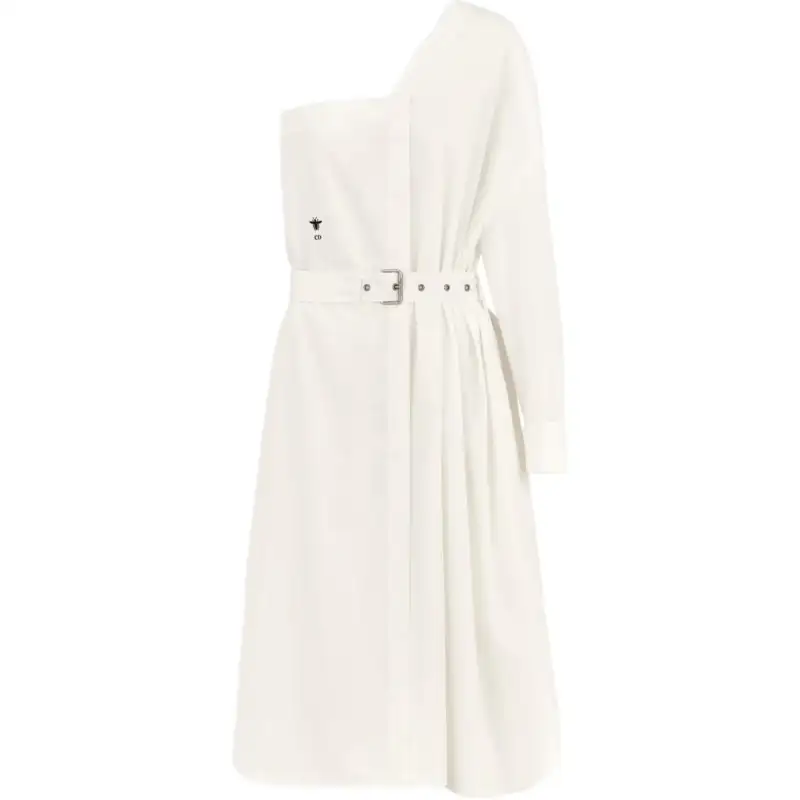 DIOR Long Sleeved Dress Women's White