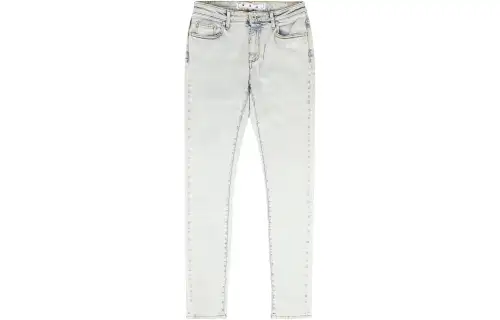 OFF WHITE Skinny Denim Jeans Blue/White