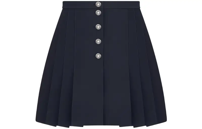 DIOR Casual Short Skirts Women's Black Moderate Short