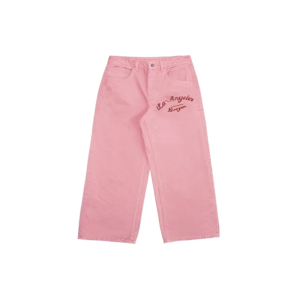 MLB Los Angeles Dodgers Jeans Women's Pink