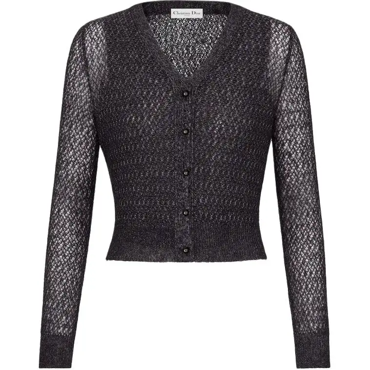 DIOR Casual Suits Women's Black Crew Neck Moderate