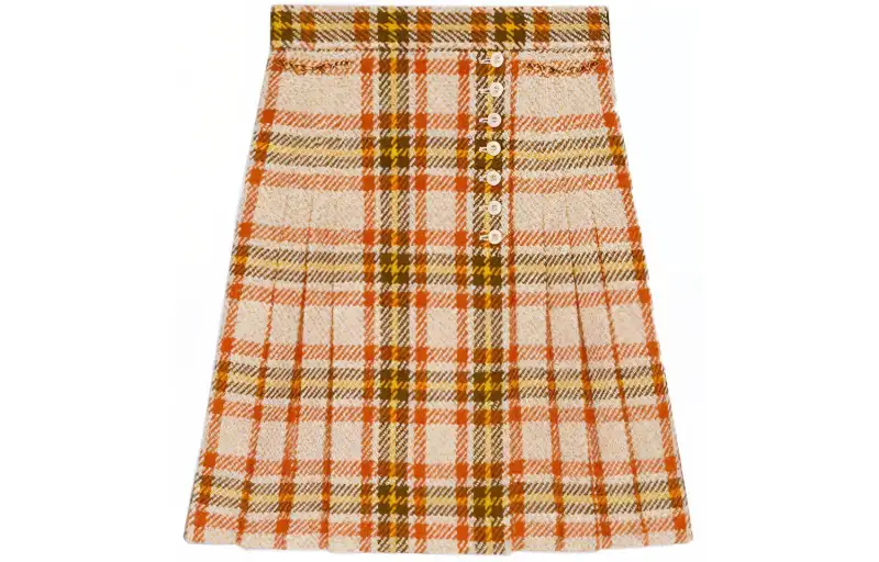 GUCCI Casual Short Skirts Women's Multicolor Moderate Short A Line Skirt