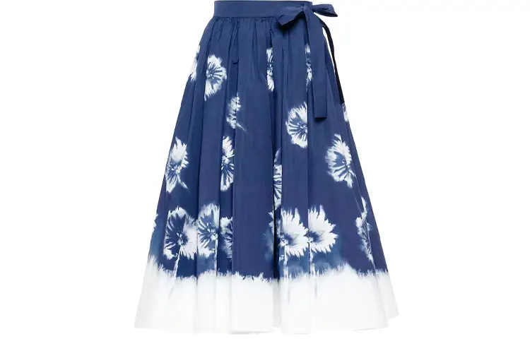 PRADA SS21 Casual Long Skirt Women's Blue