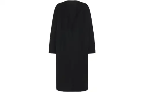 THE ROW Long Sleeved Dresses Women's Black V Neck Moderate Long