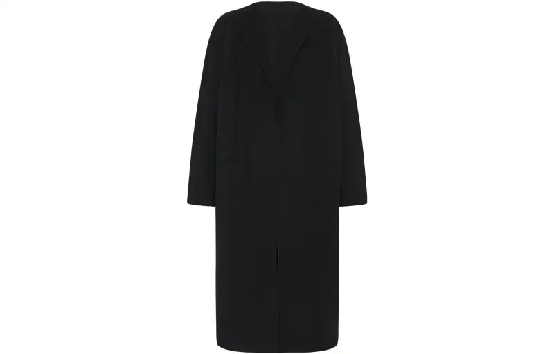 THE ROW Long Sleeved Dresses Women's Black V Neck Moderate Long