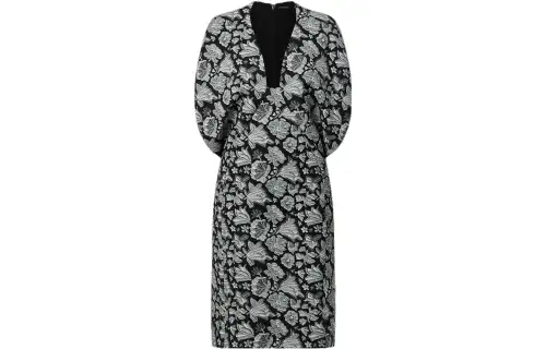 LOUIS VUITTON Long Sleeved Dress Women's Black