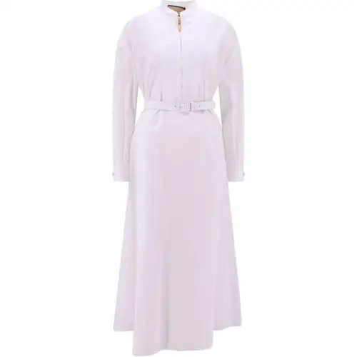GUCCI Long Sleeved Dress Women's White