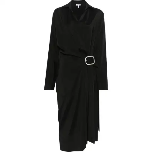 Loewe belted midi dress