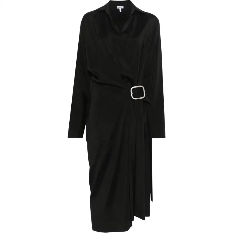 Loewe belted midi dress