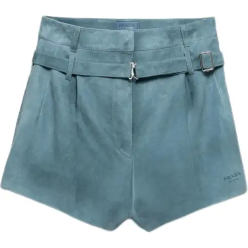 PRADA Casual Shorts Women's Blue