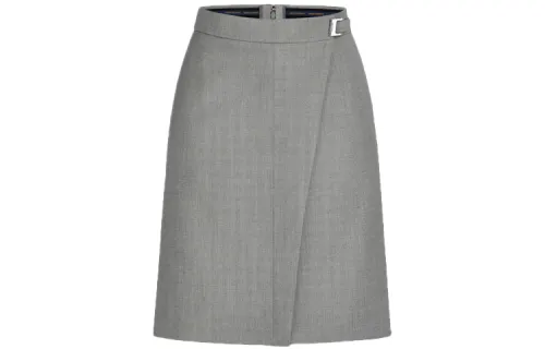 LOUIS VUITTON Casual Long Skirt Women's Gray