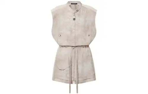 LOUIS VUITTON Tropical Monogram Sporty Mini Dress