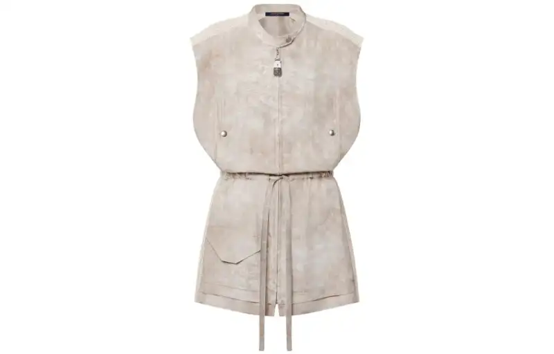 LOUIS VUITTON Tropical Monogram Sporty Mini Dress