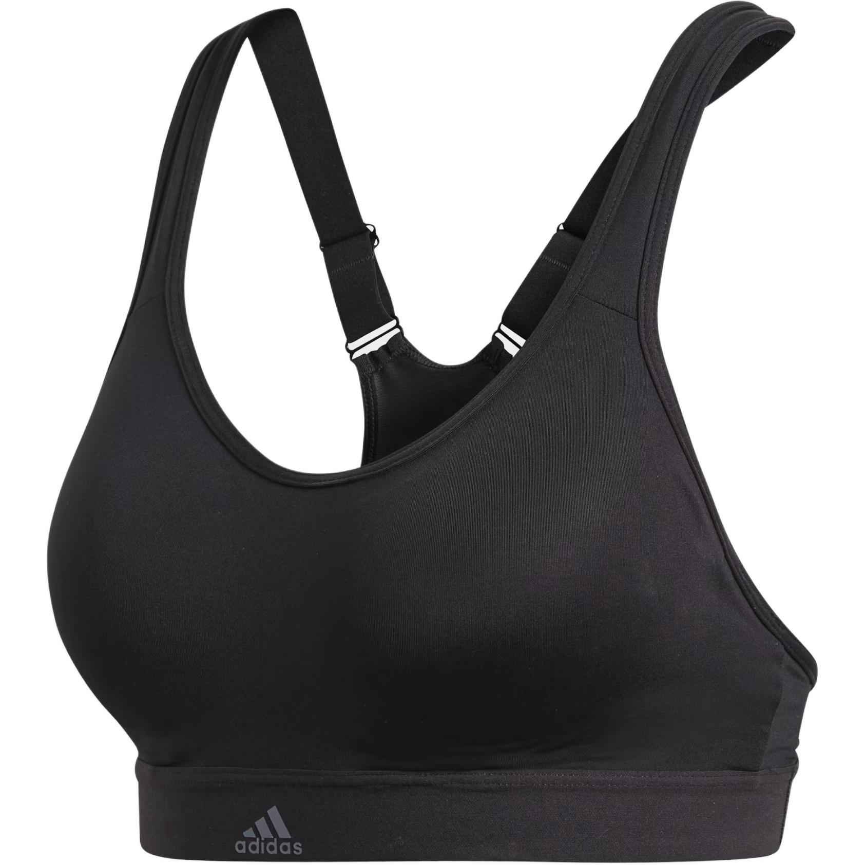 Adidas, high strength tank top, black sports bra