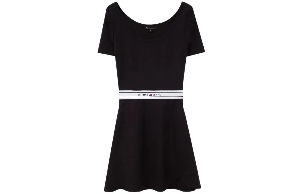 Tommy Hilfiger Short Sleeved Dress Women's Black