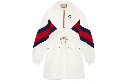 GUCCI Technical Jersey Polo Dress