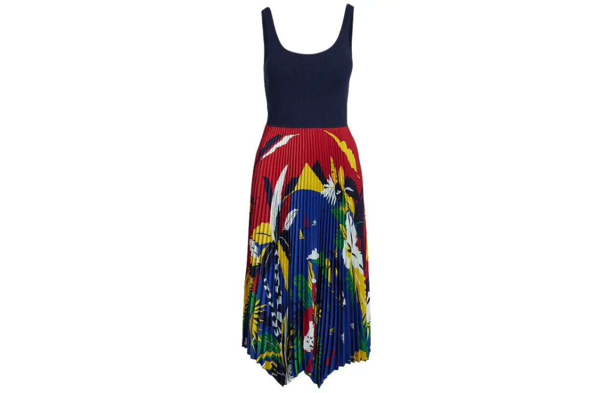 Polo Ralph Lauren SS24 Sleeveless Dress Women's Multicolor