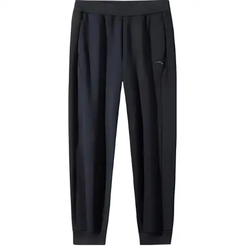 Anta Variety Training Collection Brand Logo Casual Minimalist Style Solid Color Elastic Cuff Fleece Lined Thermal