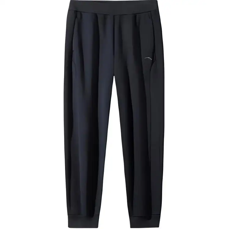 Anta Variety Training Collection Brand Logo Casual Minimalist Style Solid Color Elastic Cuff Fleece Lined Thermal